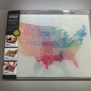 Joseph Joseph Multicolor USA Map Chopping Board